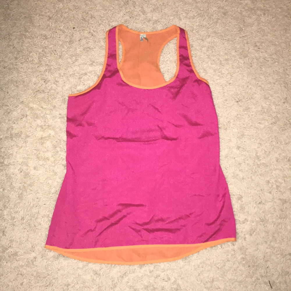 Pink & orange tank top!